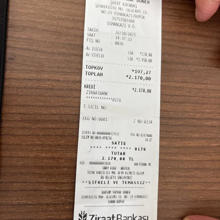 Bursa'da Tavsiye Edilen Restoranda Kötü Hizmet Ve Fahiş Fiyat Şoku: Çocuklarımın Yanında Mahcup Oldum