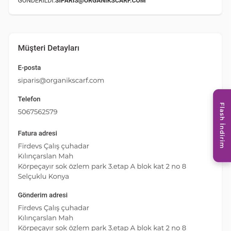 Sipariş Bilgilendirmesi Yapılmayan Ve Teslimatı Geciken Ürünler Hakkında Şikayet