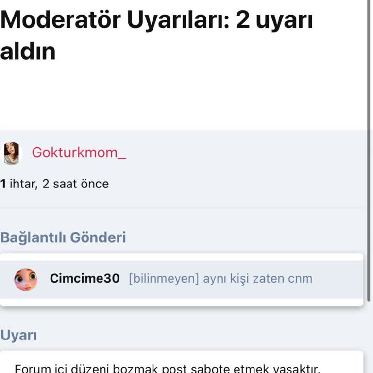 Haksız Ban Nedeniyle Hesabımın Aktif Edilmesini İstiyorum