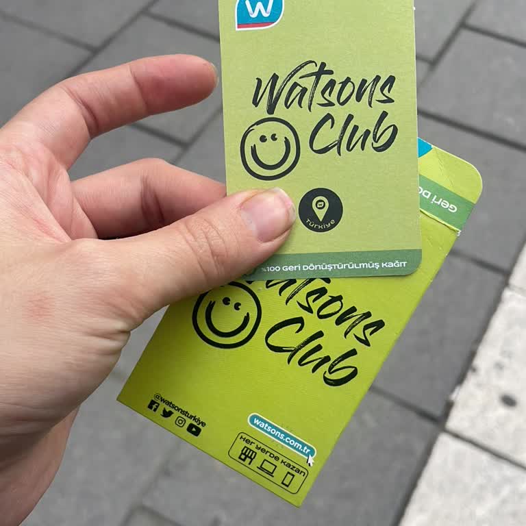 Watsons'tan Alınan İndirim Kartı Beklentileri Karşılamadı, Kağıt Parçası Verildi