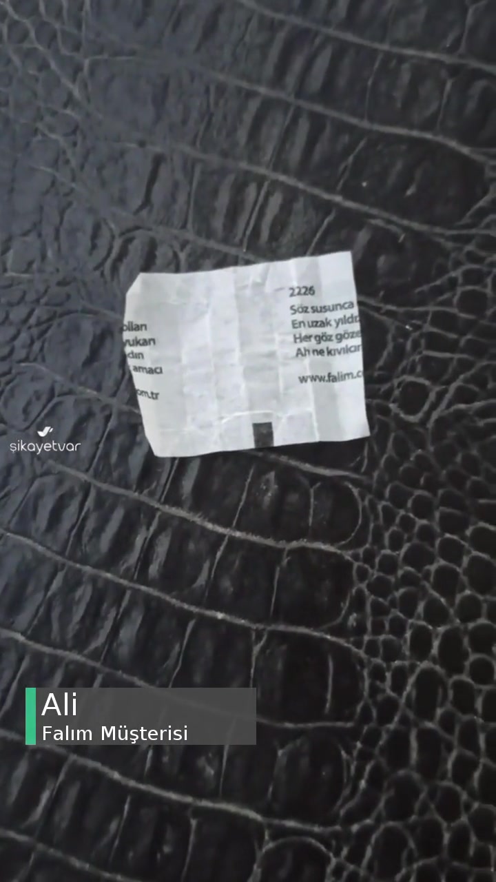 Falım Sakızın Falı Yarım Çıktı videonun kapak resmi