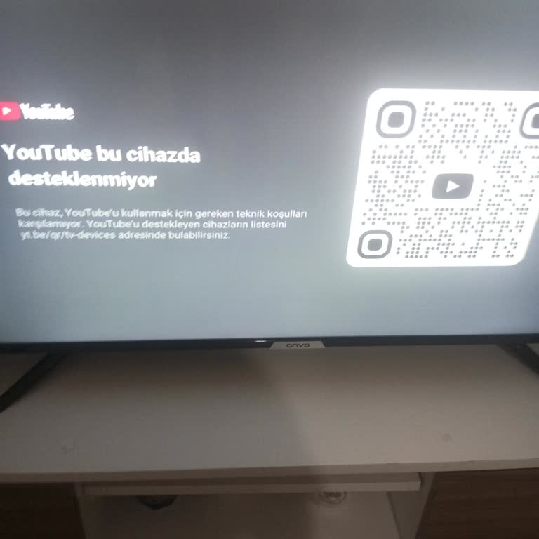Onvo 32 İnç Televizyonda Youtube Uygulaması Çalışmıyor, Çözüm Bekliyorum
