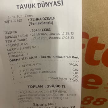 Siparişimde Kıl Çıktı, Hijyen Sorunu Ve Çözüm Bekliyorum