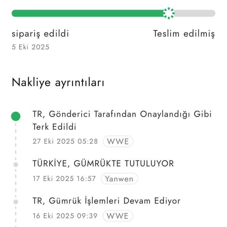 Sipariş Teslim Edilmedi, İade Talebim Karşılanmıyor