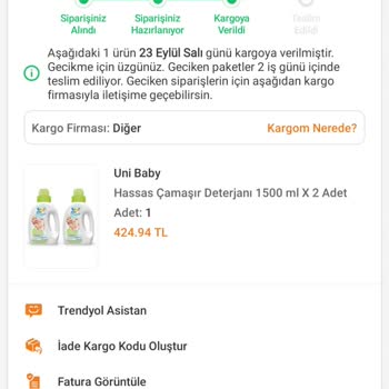 Teslim Edilmeyen Sipariş Ve Geciken İade: Trendyol’dan Çözüm Bekliyorum