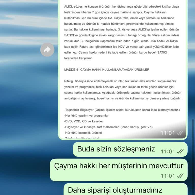 Teslim Edilmeyen Elbisede Cayma Hakkım Engellendi, İade Talebim Reddedildi