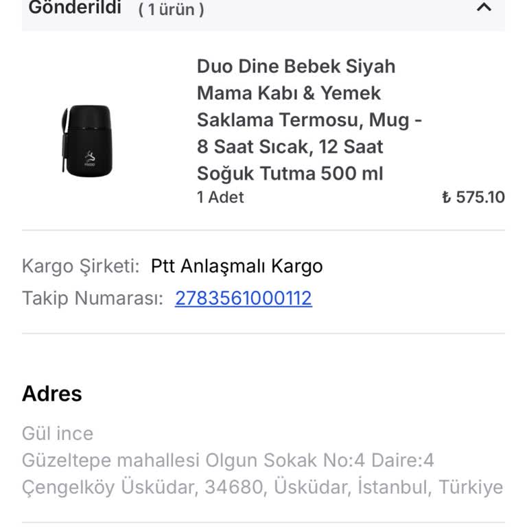 Sipariş Edilen Ürün Teslim Edilmedi, İletişim Kurulamıyor Ve İade Talebi