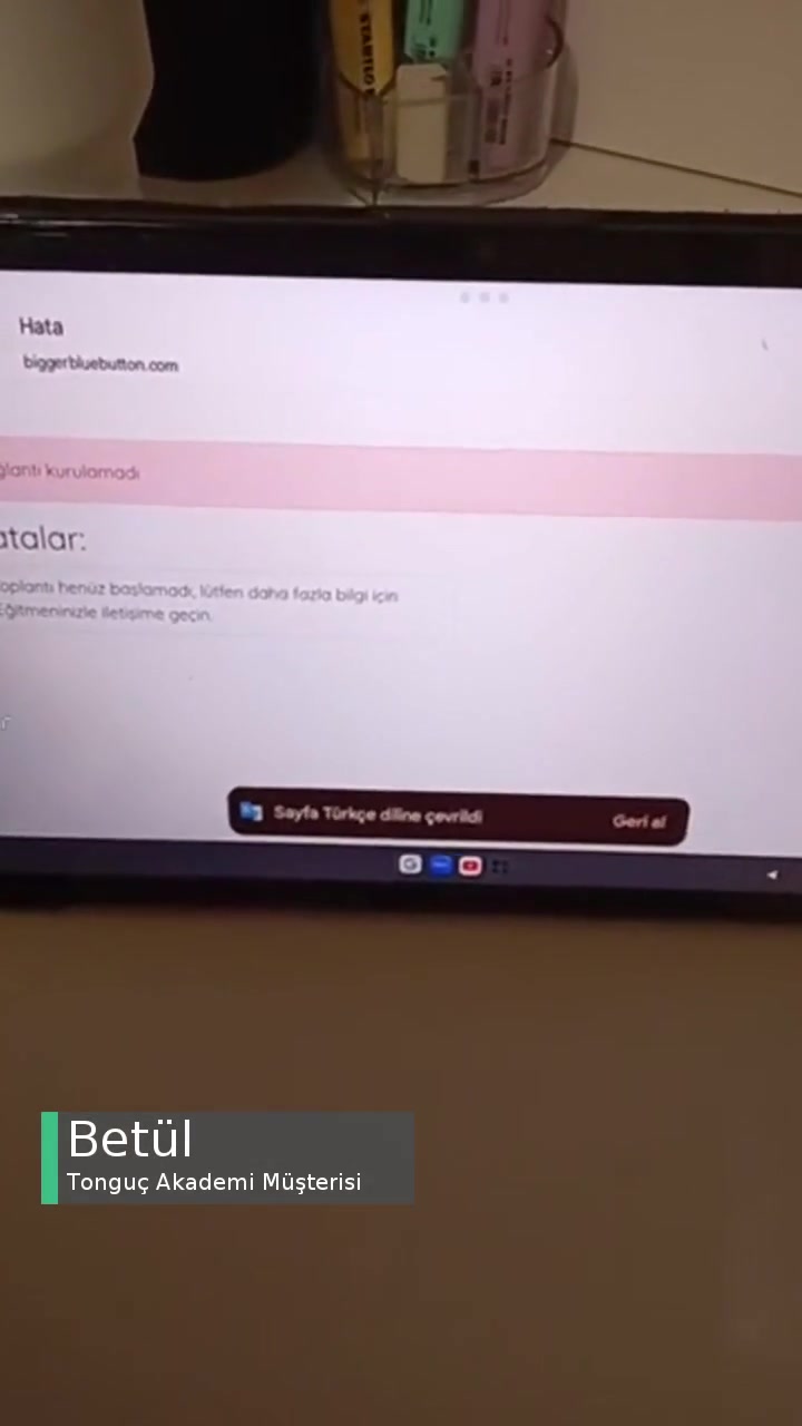Tonguç Akademi Felaketi, Derse Girilmiyor videonun kapak resmi