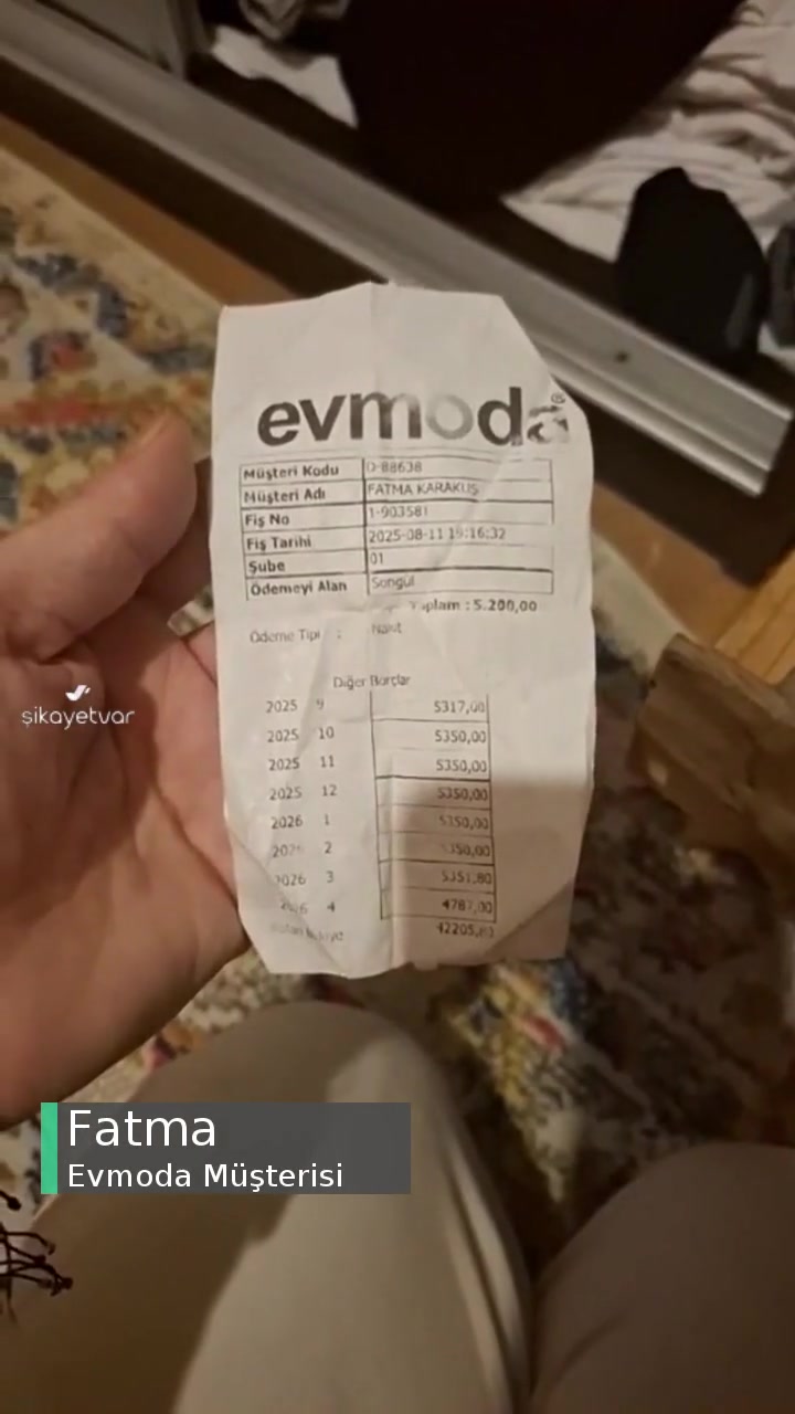 Evmoda Para İadesi Yapılsın Acilen! videonun kapak resmi