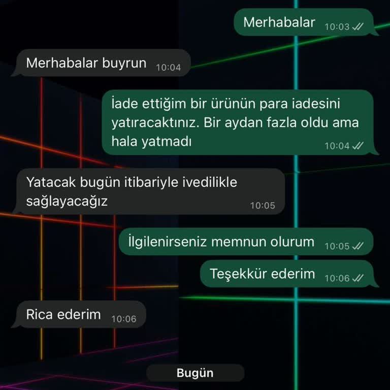 İade Edilen Elbisenin Ücreti Haftalardır Yatırılmıyor Müşteri Hizmetleri Oyalıyor