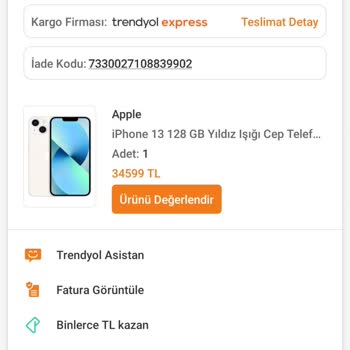 Aldığım İphone 13 Arızalı Çıktı, Trendyol Ve Apple Sorumluluk Almıyor