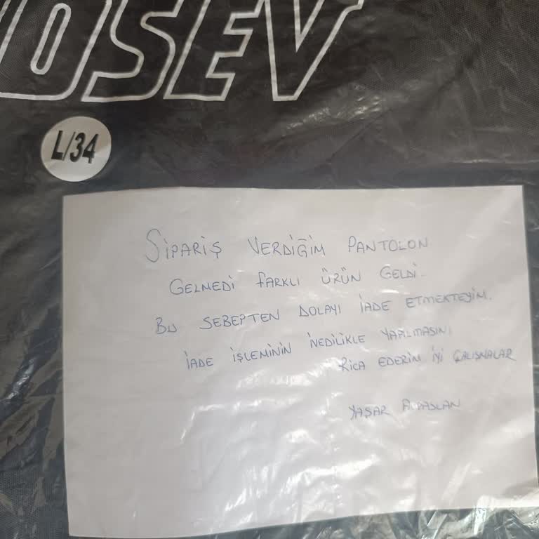 Yanlış Ürün Gönderildi, İade Sonrası Para İadesi Yapılmıyor