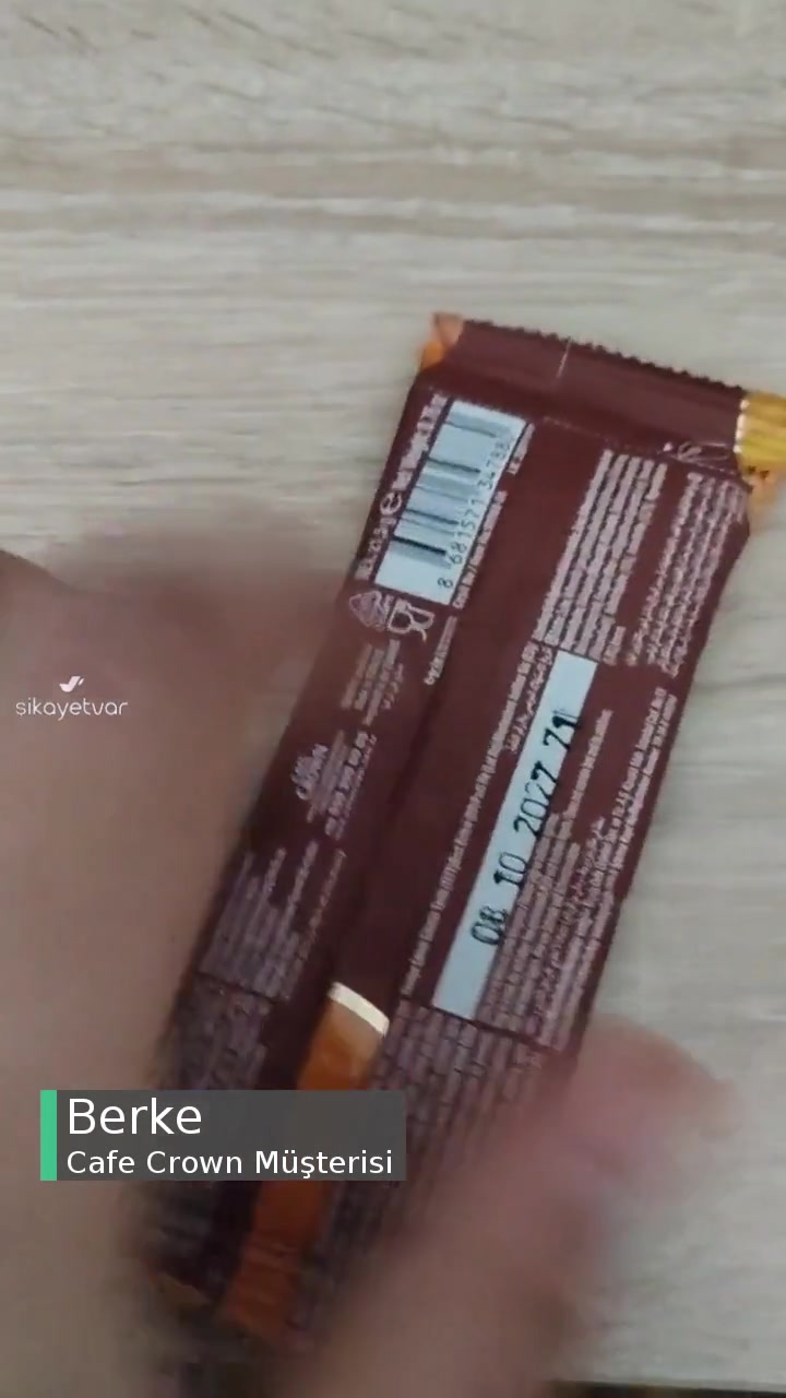 Cafe Crown Hatalı Ürün Satıp Ürünün Arkasında Durmuyor videonun kapak resmi