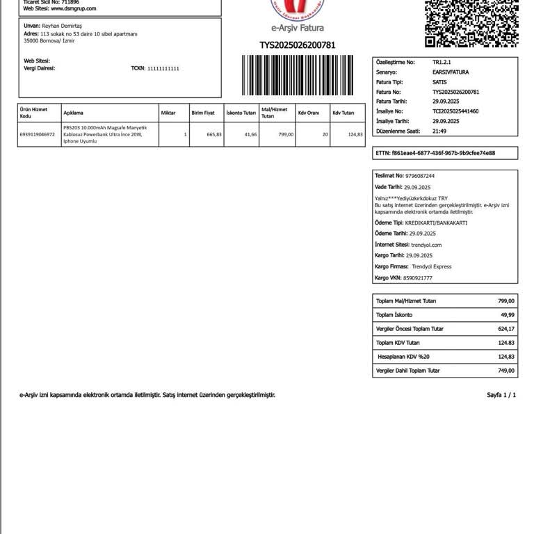 Bir Ayda Bozulan Powerbank Ve Ulaşılamayan Müşteri Hizmetleri