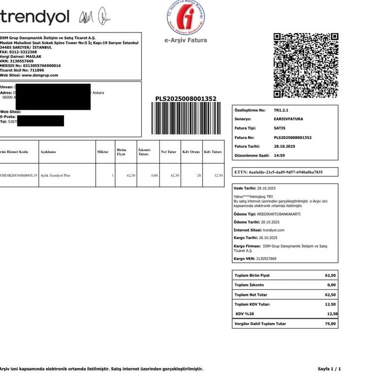 Onayım Olmadan Başlatılan Trendyol Plus Üyeliği Ve İzinsiz Ücret Kesintisi