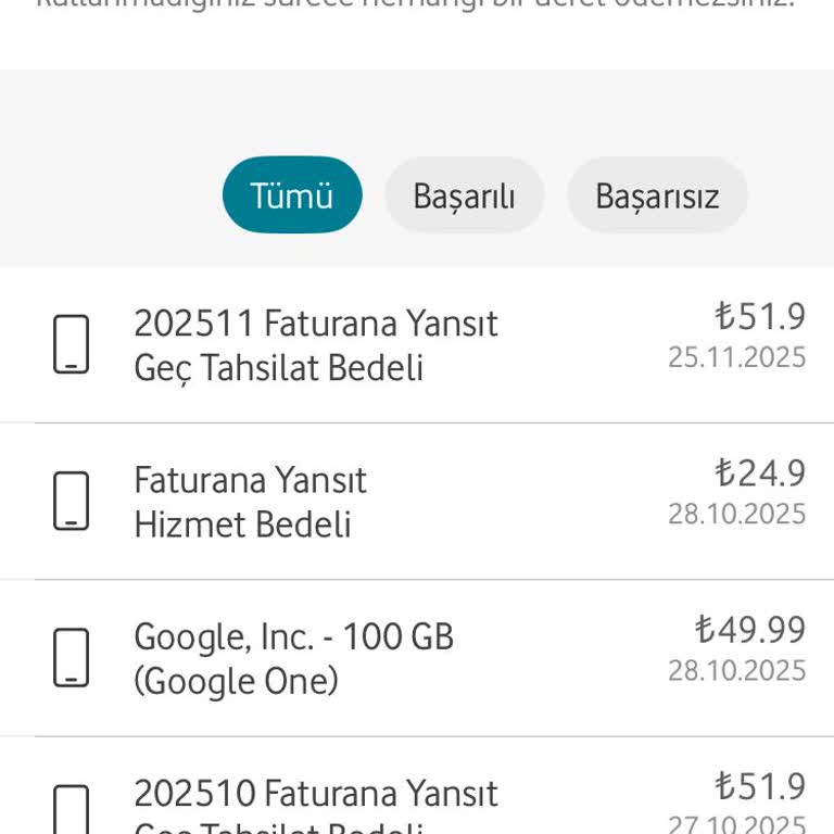 İptal Edilen Google Play Aboneliğine Haksız Fatura Yansıtılması Ve Ücret İadesi Talebi