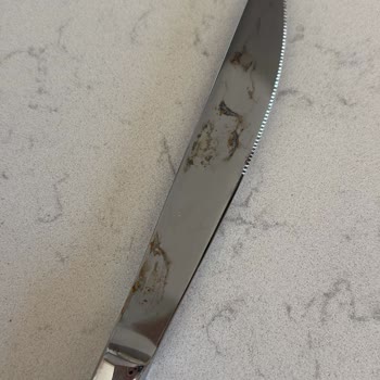 Vestel Dishwasher Repair Caused Rust On Stainless Steel Items