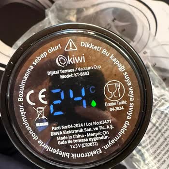 Kiwi Dijital Termos İlk Günden Su Sızdırıyor Ve Sıcak Tutmuyor