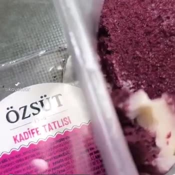 Özsüt Kadife Tatlısından Sinek Çıktı