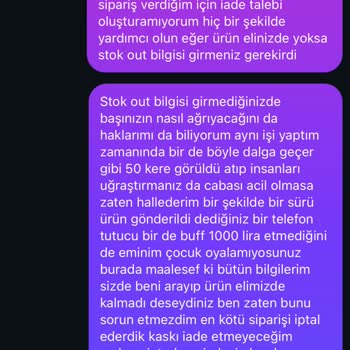 Yanlış Ürün Gönderildi, İade Ve Değişim Talebim Cevapsız Kaldı