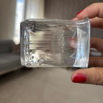 İdeal Su Bardak Suyunda Jelatimsi Cisimle Karşılaştım