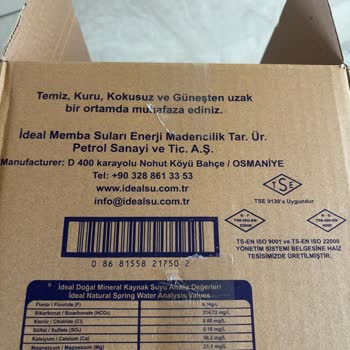 İdeal Su Bardak Suyunda Jelatimsi Cisimle Karşılaştım