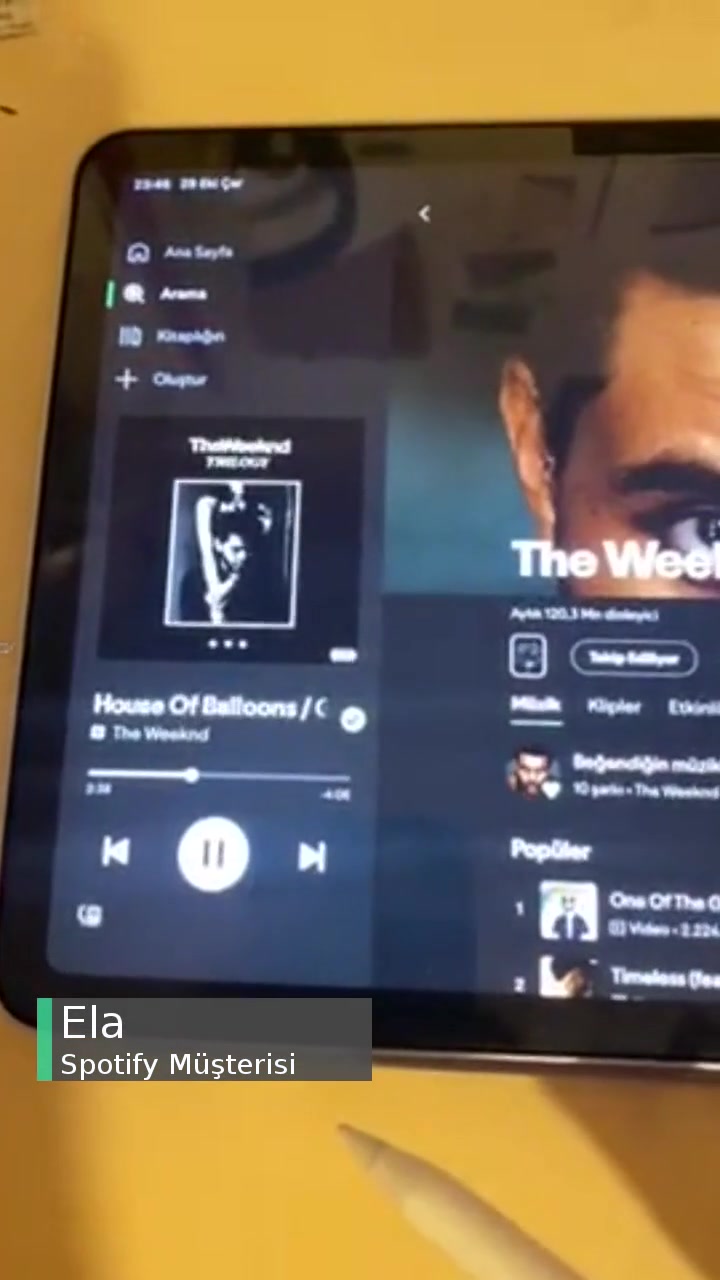 Spotify Tablette Şarkı Detayı Açılmıyor! videonun kapak resmi