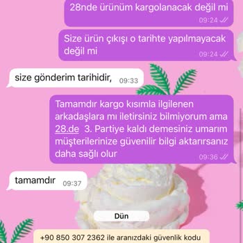 Siparişlerin Teslim Edilmemesi Ve İletişim Sorunu