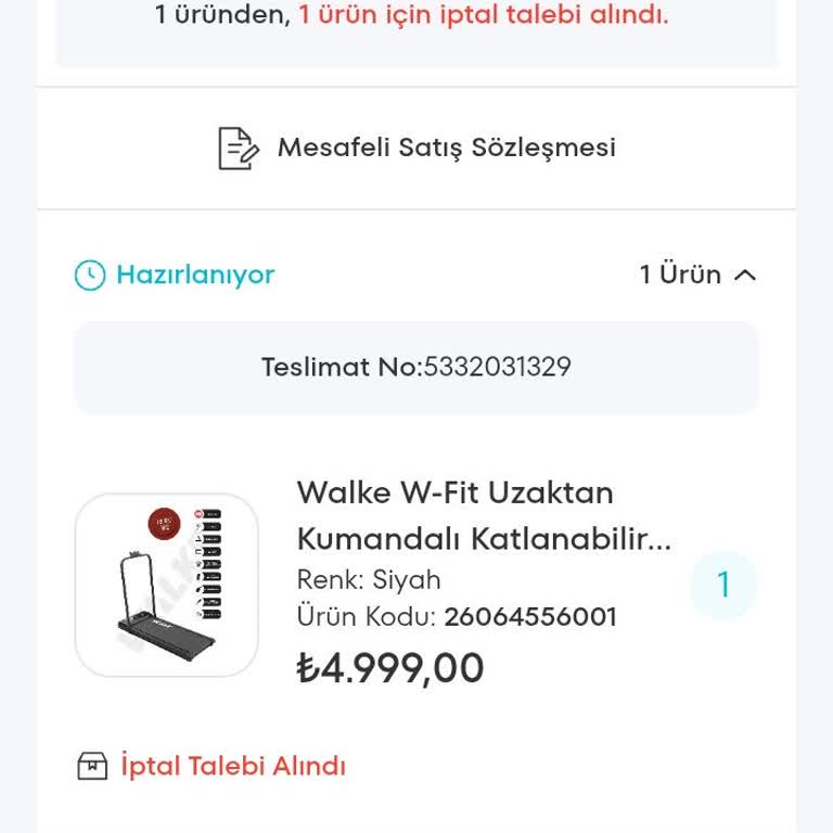 A101 Online Siparişim Teslim Edilmedi, İptal Talebim Reddedildi