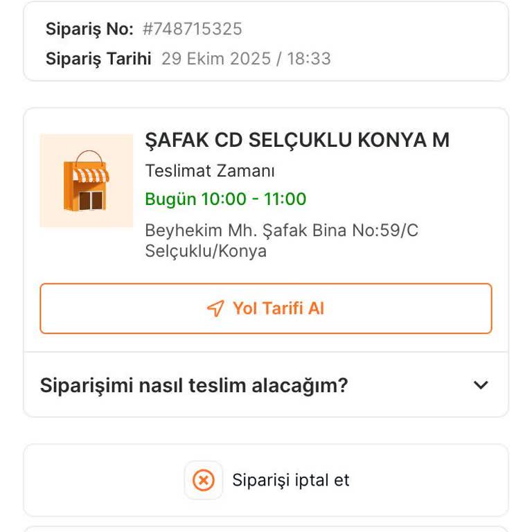 Migros Şafak Caddesi Mağazasında 'Tıkla Gel Al' Hizmeti Sürekli Aksıyor