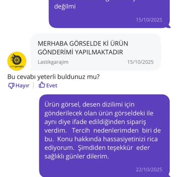 Yanlış Ve Eski Tarihli Lastik Gönderimi Sonrası Yetersiz Satıcı Yaptırımı