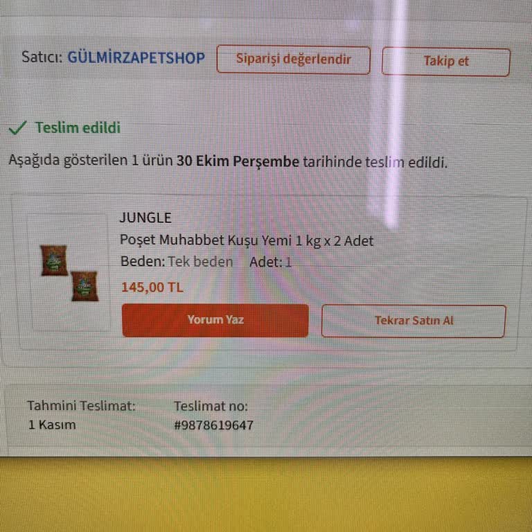 Gülmirza Petshop Eksik Ürün Gönderimiyle İlgili Herhangi Bir Çözüm Sunulmadı