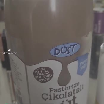 Dost Sütten Küf Gibi Bir Şey Çıktı!