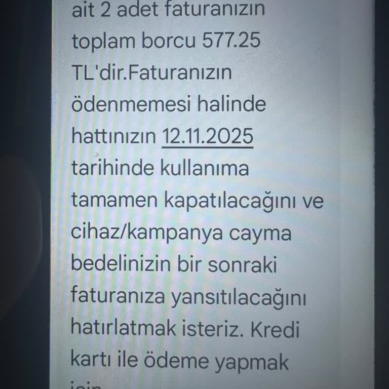 Hizmet Alamadığım Halde Fatura Ve Taahhüt Bedeli Talep Ediliyor