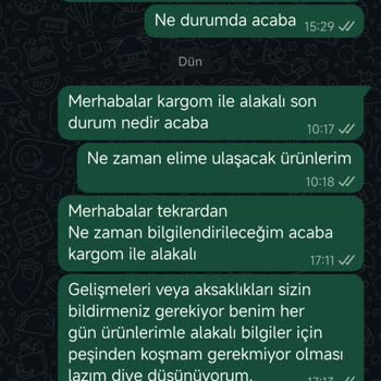 Sipariş Sonrası İletişimsizlik Ve Teslimat Sorunu Nedeniyle Yaşanan Mağduriyet