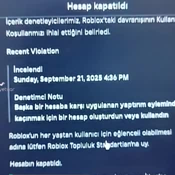 Roblox Boş Yere Hesap Banlanması!