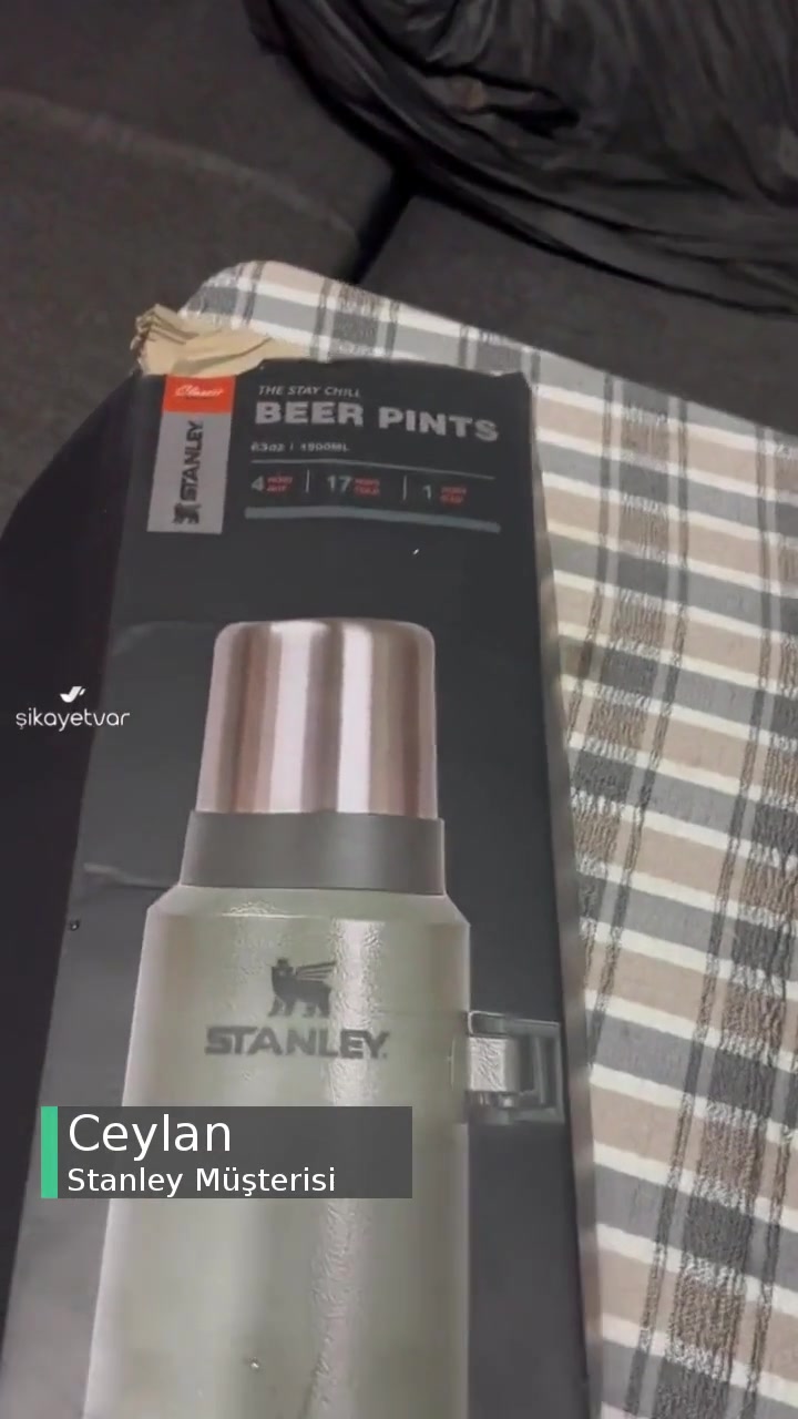 Stanley Tarafıma Gelen Ürün Kullanılmış Ve Zarar Görmüş, Ürünüm Değiştirilmiş! videonun kapak resmi