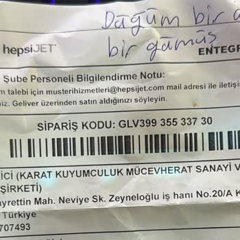 Yanlış Renk Bileklik Gönderildi Müşteri Hizmetleri Dönüş Yapmıyor