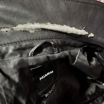 Pull And Bear Deri Ceket Kısa Sürede Soyuldu Hayal Kırıklığı Yaşadım