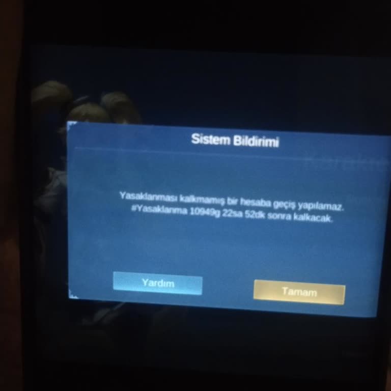 Mobile Legends Hesabım Haksız Yere Uzun Süreli Banlandı, Destek Alamıyorum