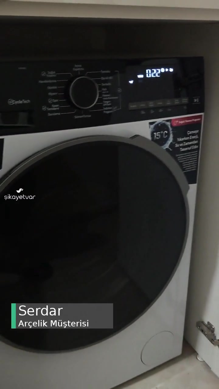 Arçelik Çamaşır Makinesi Teknik Servis Sorunu! videonun kapak resmi