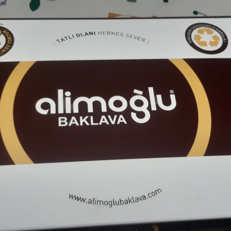 Alimoğlu Baklava Bayat Ekler Ürünü Nedeniyle Misafirlerime Karşı Mahcup Oldum