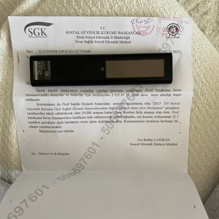 Hastane Haksız Ücret İadesini Yapmıyor, SGK Kararına Rağmen Mağdur Edildim