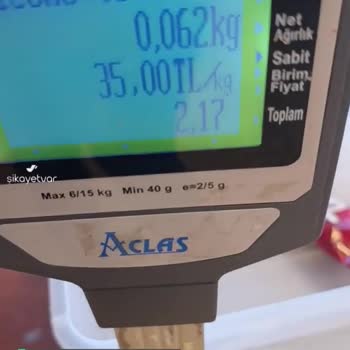 Eti Eksik Gramaj Ve Bozuk Ambalaj