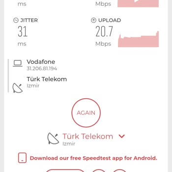 Taahhüt Edilen 50 Mbps Hız Sağlanmıyor, Sürekli Hız Düşüşü Yaşıyorum