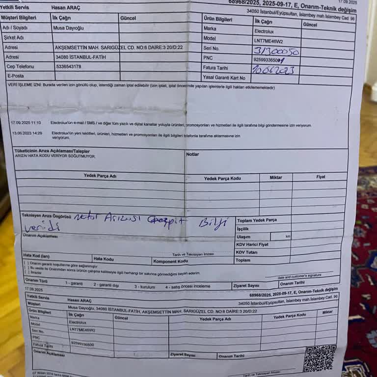 1,5 Aydır Arızalı Buzdolabı İçin Çözüm Bekliyoruz Mağduriyetimiz Artıyor