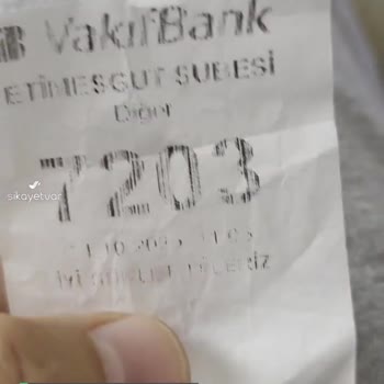VakıfBank Şubesinde Sıra Numarası Adaletsizliği