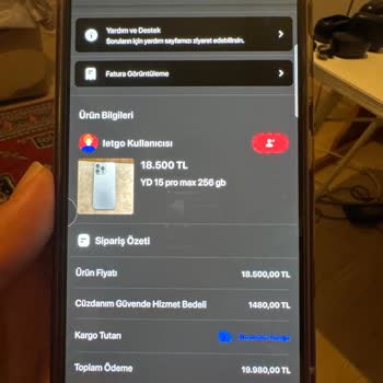 Letgo'dan Aldığım İphone 15 Pro Max'in Ekranı Değişmiş Çıktı, İade Talebim Reddedildi
