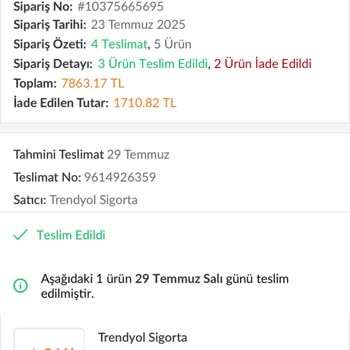 Kusurlu Ürün Ve Yetersiz Müşteri Hizmeti Nedeniyle İade Talebi