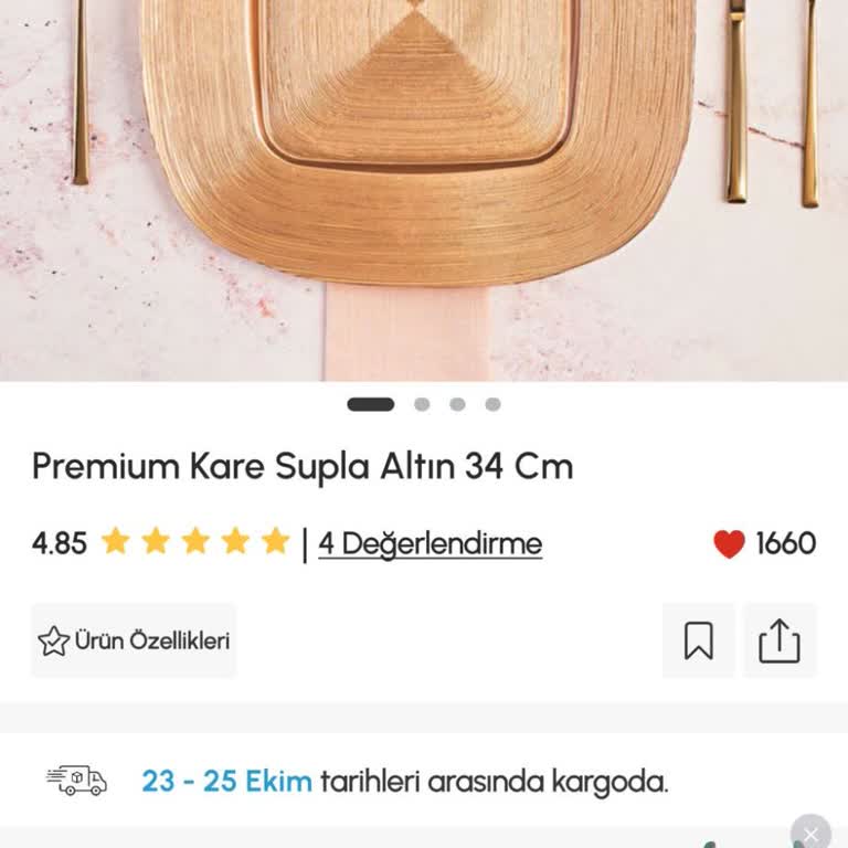 Toplu Gold Supla Alım Talebime Karaca Tarafından Dönüş Yapılmıyor